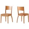 Martina Home Set di 2 coprisedili per Sedia Modello MEJICO, Colore Doré, Misura 40-50 cm Larghezza