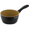 FLORINA AMVEGAN Pentola in alluminio 16 cm I 1,1L I Alta durabilità I Rivestimento in ceramica all'olio d'oliva I Facile da cucinare e da lavare I Per tutti i tipi di piano cottura I Design originale