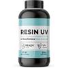 Reschimica Resina UV Trasparente per Bijoux e Gioielli, indurimento Veloce, Filtro Anti-Ingiallimento, Effetto Acqua, facile da usare e Sicura, Crea i tuoi Bijoux in Resina (200 gr)