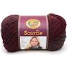 Lion Brand Yarn Marca Leone Knitting, Circa Il 78 per Cento del 22 per Cento Acrilico Scarfie Maglia di Lana, Oxford, Bordeaux