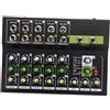 Mixer audio da studio Console di missaggio audio RCA a 10 canali per lo