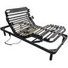DUÉRMETE ONLINE Ergomedic Pro - Letto articolato elettrico, 5 piani, telaio rinforzato, affidabile e silenzioso, nero, 90 x 190 cm