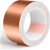 KAZATE Nastro per lumache in Rame, 50 mm x 20 m Barriera per lumache Protezione per lumache Piante da aiuola rialzata, Nastro Autoadesivo in Rame Difesa per lumache