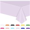 POPOYU Tovaglia Porpora Decorazioni per Feste di Compleanno, 137x274cm, Tovaglia da Colorare, Gigante per Bambini, Baby Shower, Matrimonio, Natale