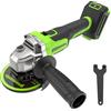 Greenworks 24V Smerigliatrice angolare senza fili, disco da 125 mm, 8500RPM, 700W,motore senza spazzole da, per mancini o destrimani, SENZA batteria né caricabatterie AG370