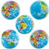Baker Ross FN050 Globe Squeezy Balls - Confezione da 5, Squeezy Stress Ball per riempire i sacchetti della festa