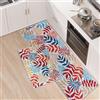 BWBIKE Boho Tappeti da Cucina Set di 2 Tappeti e Stuoie per Lavanderia da Fattoria Set di Tappetini per Corridoio Lavabili Antiscivolo Tappetini per Ingresso Antiscivolo,Colorato,40 x 60 + 40 x 120 CM