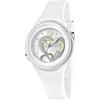Calypso Orologio Donna Analogico in Gomma Bianco | Movimento al Quarzo, Orologi Donna, Vetro ad Alta Resistenza, Impermeabile 10 ATM K5576/1, Trendy