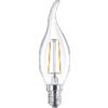 NOVA line Lampadina Colpo di Vento Led a Filamento - 6 W attacco E14