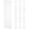 QUARKZMAN 10 PCS Scatola Regalo Trasparente, 50x20x195mm Scatola di Plastica Trasparente per Caramelle Biscotto Confezione Regalo per Feste di Natale Matrimonio