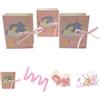 Ingrosso e Risparmio Bomboniere Nascita Bimba Set 10 Scatoline Libro con Elefantino Dettagli Rosa Bigliettini Personalizzabili Bustine Confetti Rosa Cioccolato Portaconfetti Battesimo Femminuccia
