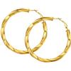 FOCALOOK Orecchini Cerchi Dorati Orecchini Cerchio Dorato Orecchini Grandi Dorati 60mm