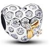 Vegaine Mamma Charms Ciondolo per Braccialetti San Valentino Festa della Mamma Gioielli Regali per Donne