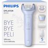 Philips Epilatore Serie 8000 - Epilatore elettrico Wet & Dry senza fili, per gambe e corpo, con ProGuide, 5 accessori, autonomia di 60 minuti, modello BRE709/00