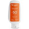 Vitamol Protezione Solare Alta SPF 50+ Crema viso protettiva dai raggi UVA e UVB Non unge Resistente all'acqua