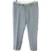Suitsupply Brescia Uomo Pantaloni UK40S Blu Pura Lana Foderato Pieghe Spacco