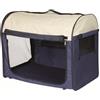TRIXIE Mobile Dog Kennel, Medium/Large, Dark/Light Blue