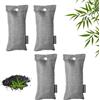 MENUY 4 assorbitori di odori al carbone attivo, eliminazione naturale degli odori delle scarpe, carbone di bambù, eliminatore di odori, carbone attivo per auto, camera, guardaroba, scarpe