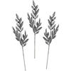Flair Flower Ramo di Natale Artificiale con Glitter e Pietre Decorative, Ramo Decorativo per composizioni Natalizie, Corona dell'avvento Decorativa, Fiore Singolo