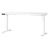 GERMANIA DIE MÖBELMACHER Germania Scrivania 7908-84, in bianco, regolabile in altezza, 160 x 120 x 80 cm (LxAxP)