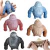HONGECB Gorilla Stressabbau Spielzeug 4pcs, Gorilla Squeeze Toy,AFFE Spielzeug Affen Spielzeug Stretch, Gummi Squishy Monkey,Gorilla Spielzeug Zum Stressabbau,Stretch Gorilla Squeeze Toy,Monkey Gorilla Toys