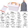 Gracelaza 30 Pezzi Set di Rompicapo in Metallo - Giocattolo Educativo Intelligenza - Puzzle Game 3D Gioco di Mente - Giocattolo Bambini e Ragazzi Intelligenza per Adulti e Bambini