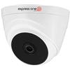 ExpressOne Telecamera a torretta CCTV CVI da 2 MP HD, obiettivo grandangolare da 2,8 mm, visione notturna IR 20 m, HDCVI, Smart IR, rilevatore di movimento, telecamera di sorveglianza per la sicurezza