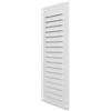 Repa Market Griglia di ventilazione, 125 x 295 mm, colore bianco, con zanzariera, per interni, esterni, copertura per tubo di ventilazione/griglia - aria condizionata, griglia di ventilazione
