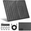 MARBERO Pannello Solare Portatile 21W Piegaevole Caricatore, Efficienza 23%, Caricatore Rapido con Porte USB e Uscita DC 18V, Pannello Solare Pieghevole per Campeggio Viaggi all'Aria Aperta Emergenza