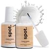 spot. Spot - Vernice Incolore per Legno a Pennello per Ritocchi | Finitura Opaca e Lucida per Sigillare e Uniformare la Lucentezza | Mobili, Porte, Battiscopa | Interni ed Esterni | 2 × 30 ml