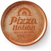 HENDI Piatto per Pizza Rotondo in Porcellana Smaltata con Motivo Testo e Illustrazione, Piatto Portapizza, Adatto a Microonde e Lavastoviglie, ⌀330mm, Rosso