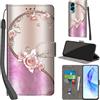 PHINIENLAND Cover per Honor 90 Lite / X50i 5G Case PU Pelle Custodia [Kickstand] [Chiusura magnetica] [Slot per Schede], Portafoglio Flip Custodia per Honor 90 Lite,Rosa