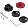 kwmobile Supporto compatibile con Garmin Edge/Bryton Rider/CatEye - per manubrio bici bicicletta mountain bike da 1 1/8 - attacco in alluminio