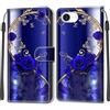 KENHONER Custodia per iPhone 17e / iPhone 16e, Farfalla | Portafoglio Pelle PU, Magnetica, Resistente Agli Urti, Scomparto Carte Credito, Pieghevole, Flip Libro, Motivo