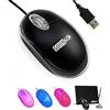 SOONGO Wired Mouse ottico USB con Rotella di scorrimento (nero)