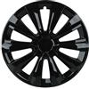 Cartrend Unitec 75478 - Copricerchio Delta da 16 pollici, nero, confezione da 1