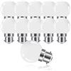 ProCrus Lampadine a Baionetta B22 3W LED,Lampadina Mini Globo B22 G45 con Pallina da Golf,Bianco Caldo 2700K,250LM,Equivalente a Lampadine da 25W,Non dimmerabile, confezione da 10