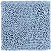 PANA® Tappeto da bagno in ciniglia premium (45x45 cm) - Per WC e doccia, superficie ultra morbida - Antiscivolo e lavabile - Colore: Azzurro