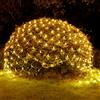WoskjXas Ghirlanda di luci a rete con 96 LED, 1,5 x 1,5 m, luci decorative per esterni e interni, 8 modalità di illuminazione, impermeabile, luce a rete per giardino, balcone, sentiero