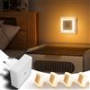 Aurevita Luce Notturna Bambini 4 Pezzi, luce notturna da presa presa per Camerette, Sensore Crepuscolare, ABS Materiale ignifugo, Corridoio, Tromba Delle Scale Night Light (Ambra 4 pezzi)