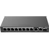 Ruijie Switch Ruijie Reyee RG-ES210GS-P gestito L2 10 porte Gigabit Ethernet 10/100/1000 Nero [RG-ES210GS-P]