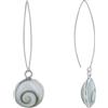 LES POULETTES JEWELS LES POULETTES BIJOUX - Orecchini Argento 925 Grande Occhi di Santa Lucia Tondo