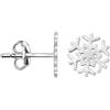 SOFIA MILANI - Orecchini Donna Argento 925 - Orecchini a Perno a Fiocco di Neve - 20751