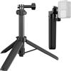 SMALLRIG 2 in 1 Selfie Stick Treppiede, estensibile da 7,1 a 20,5 pollici, per GoPro Hero 13/12/11/10/9, per DJI Osmo Nano Action 6/5 Pro/4/3, per Insta360 Ace Pro 2-5725