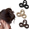Futuhada 3 Pezzi Matte Fermaglio Capelli Donna, Mollettone Capelli Donna, Pinza per Capelli Antiscivolo, Fermagli Artigli Medi per Ragazze e Donnecapelli Spessi e Sottili