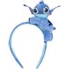 Disney Stitch - Fascia per capelli in peluche 3D, per ragazze