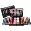 FantasyDay Palette Ombretti, FantasyDay 78 Colori Waterproof Neutri Caldi Tavolozza di Trucco Occhi Opaco e Luccicante in Polvere Set Eyeshadow Palette Set di Trucchi #1 - Natale Regalo Surprise Makeup Gift Set