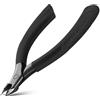 FVION Taglia Cuticole Professionale 5mm, Tronchesina Forbicine Cuticole in Acciaio Inox di Alta Precisione, Strumento Manicure per Mani e Piedi, Dunkel
