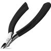 FVION Taglia Cuticole Professionale 5mm, Tronchesina Forbicine Cuticole in Acciaio Inox di Alta Precisione, Strumento Manicure per Mani e Piedi - Nero