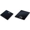 Beurer GS 400 SignatureLine Black Bilancia in Vetro con Portata Fino a 200 kg, 31 x 31 cm, Nero & KS 34 Bilancia da Cucina con Portata fino a 15 kg